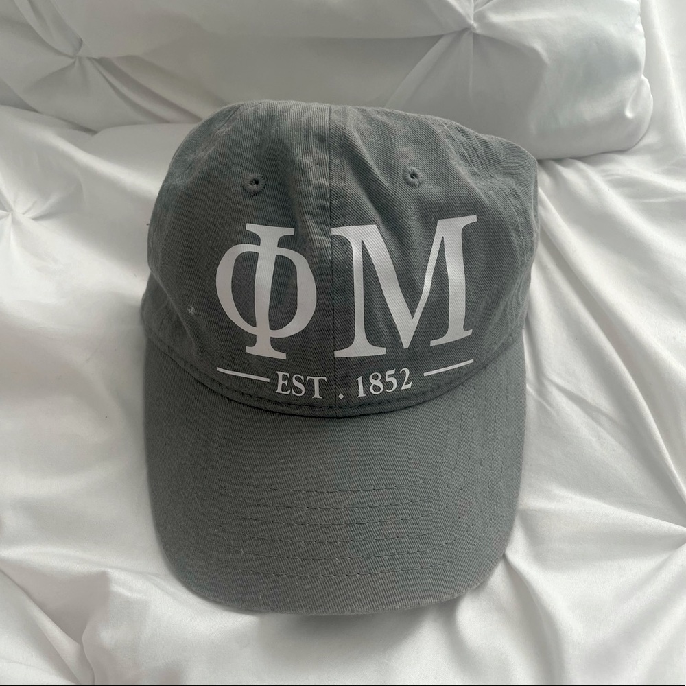 Phi Mu baseball cap! Comfort Colors brand!